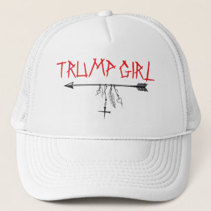 Casquette TRUMP GIRL avec chapeau de camion à flèche CROSS &