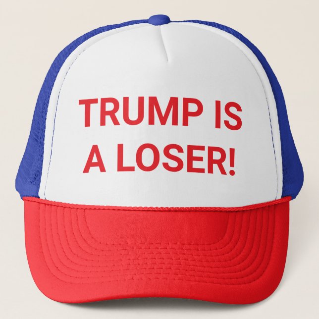 Casquette TRUMP IS A LOSER dumb drumpf Hankamer Artjunkhaus (Devant)