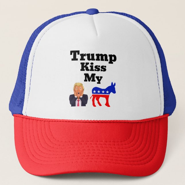Casquette Trump Kiss My Trucker Hat (Devant)