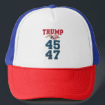 Casquette Trump, le patriotique, a remporté Trump 45 et 47 v<br><div class="desc">Trump,  le patriotique,  remporte 45 et 47 victoires,  Trump remporte</div>