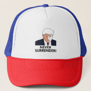 Casquette Trump n'abandonne jamais les coups de bâton