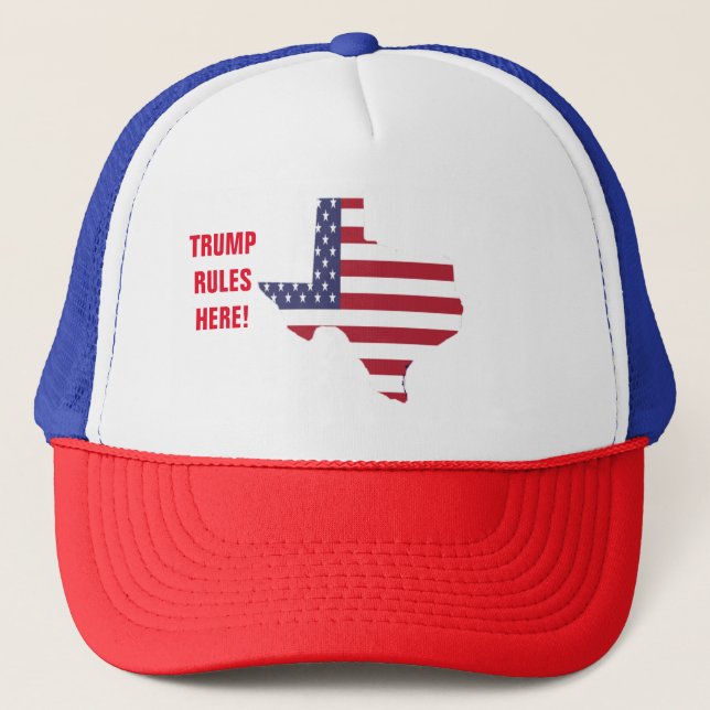 CASQUETTE TRUMP RÈGLES ICI ! (Devant)