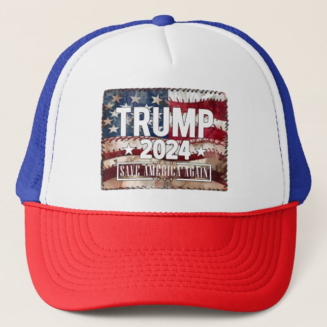 Casquette Trump ! sauve à nouveau l'Amérique. (Devant)