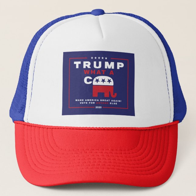 Casquette Trump. What A C*** - Poster de la campagne anti-Tr (Devant)