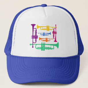 Casquette Trumpet Musique Multicolore Instrument Baseball