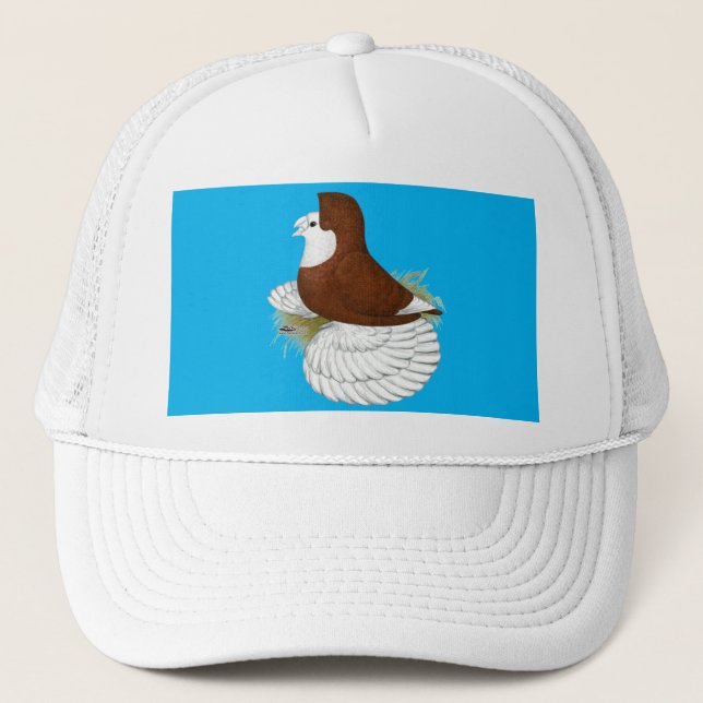Casquette Trumpeter Pigeon Red Baldhead (Devant)