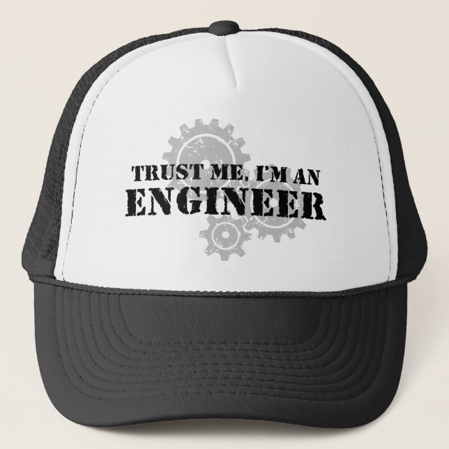 Casquette Trust Me I'm An Engineer (Devant)
