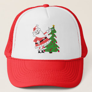 Casquette Tshirts et cadeaux de vacances Retro Père Noël