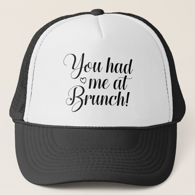 Casquette Tu M'As Eu À Brunch (Devant)