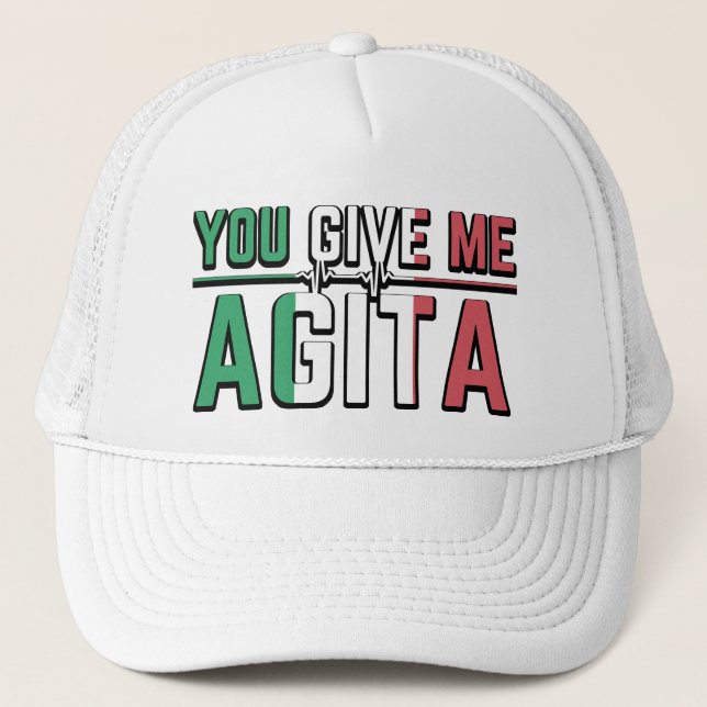 Casquette tu me donnes agita (Devant)