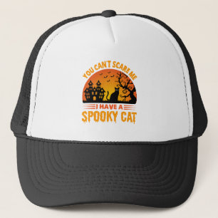 Casquette Tu ne peux pas m'effrayer, j'ai un chat effrayant