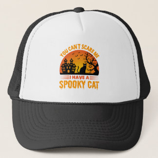 Casquette Tu ne peux pas m'effrayer, j'ai un chat effrayant