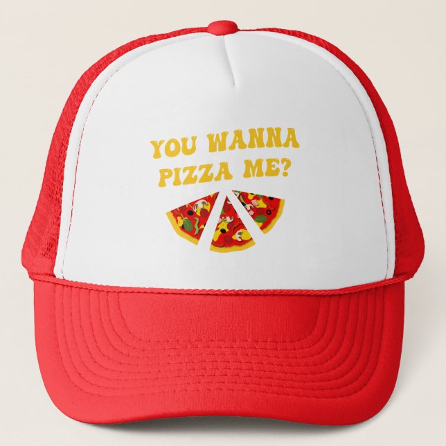 Casquette Tu Veux Pizza Me Drôle (Devant)