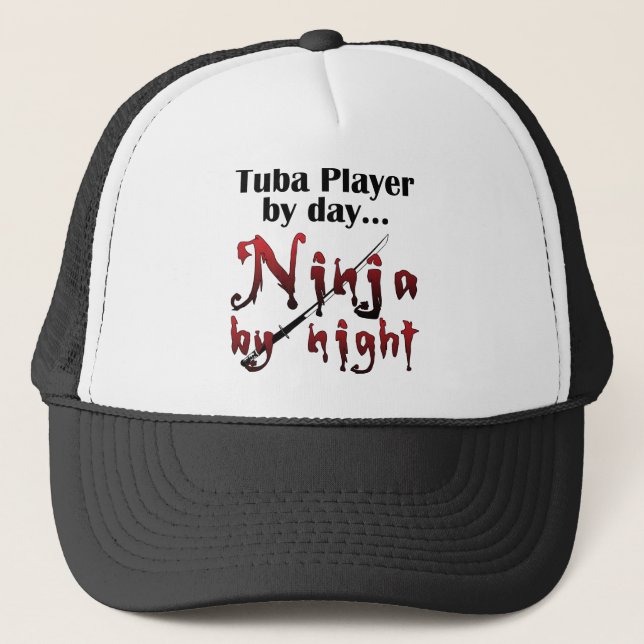 Casquette Tuba Player by Day... (Devant)