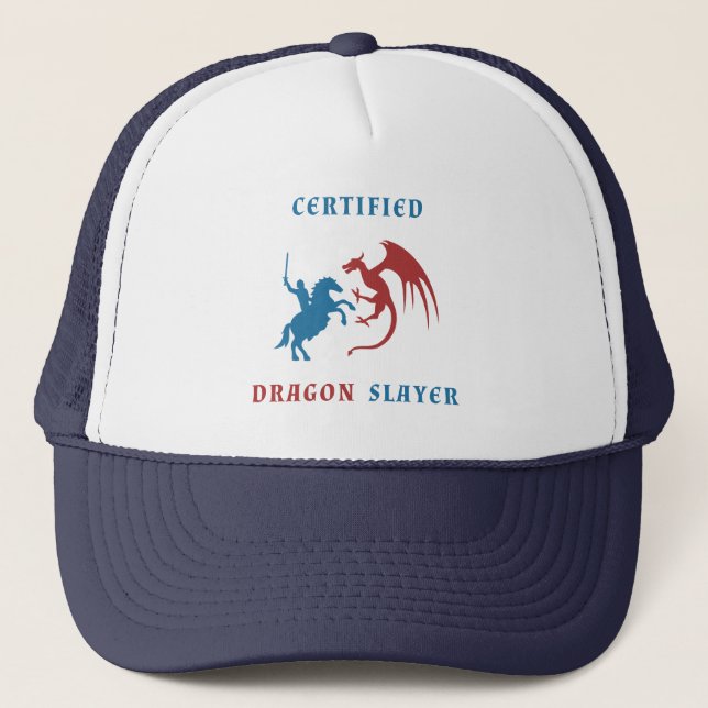 Casquette Tueur certifié de dragon (Devant)