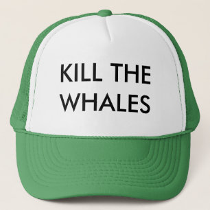 CASQUETTE TUEZ LES BALEINES