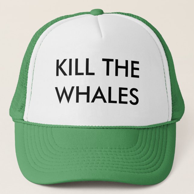 CASQUETTE TUEZ LES BALEINES (Devant)