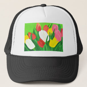 Casquette Tulipes2