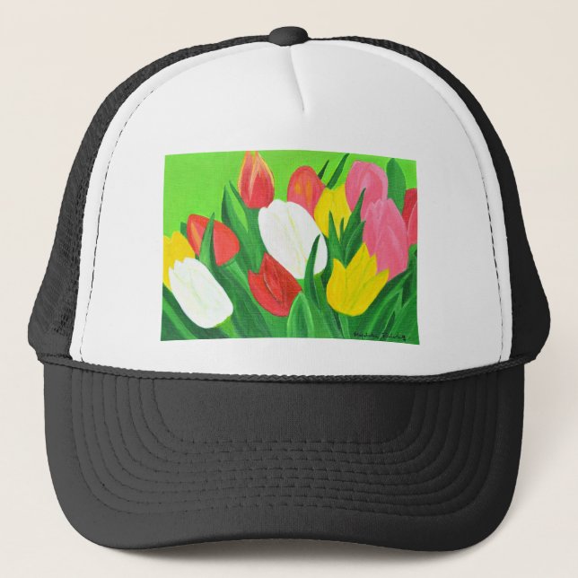 Casquette Tulipes2 (Devant)