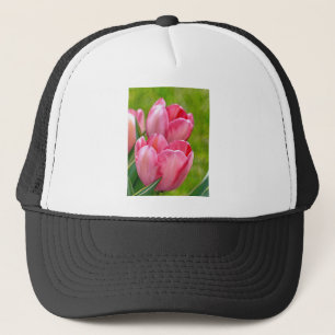 Casquette Tulipes roses
