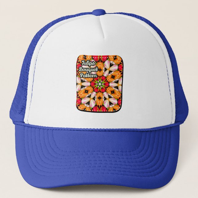 Casquette Tulips Bouquet Motif (Devant)