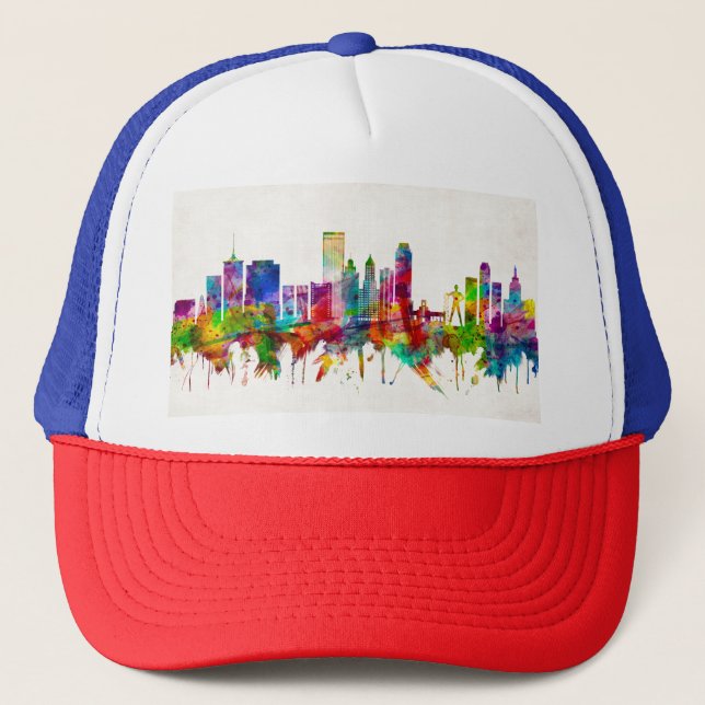 Casquette Tulsa Oklahoma Skyline (Devant)