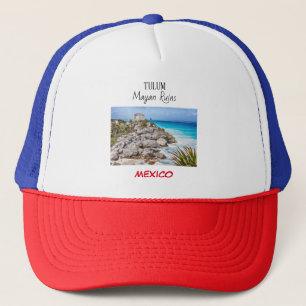 Casquette Tulum Maya Ruines Mexico Trucker Hat