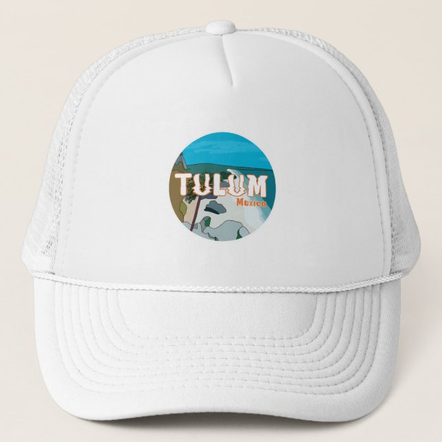 Casquette Tulum Mexique Grande idée cadeau (Devant)