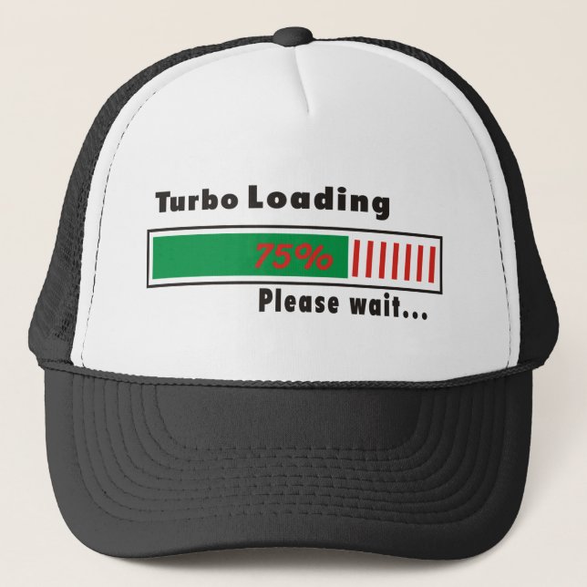 Casquette Turbo chargeant svp attendent (Devant)