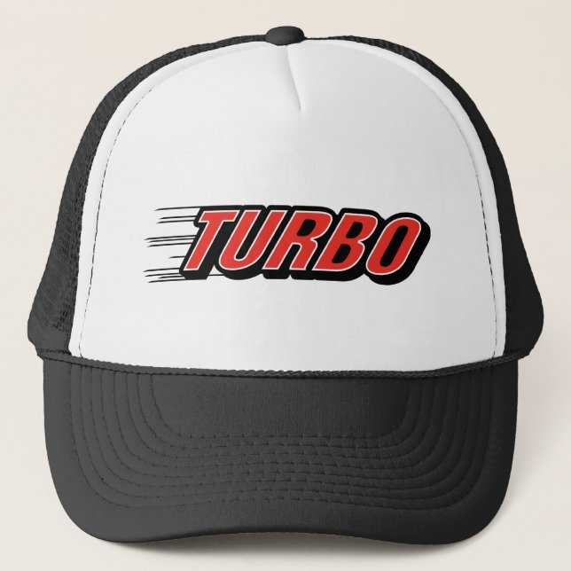 Casquette Turbo ~ Course automobile (Devant)