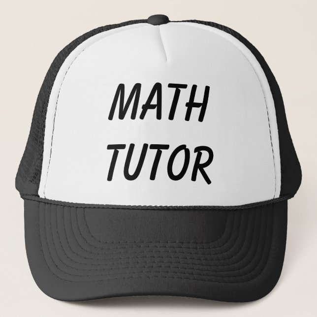 CASQUETTE TUTEUR DE MATHS (Devant)