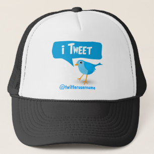 Casquette Twitter Cute Blue Bird