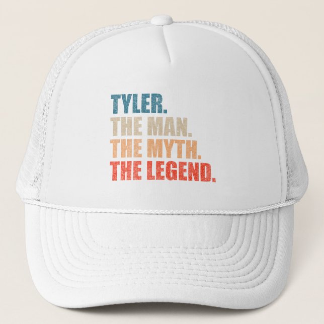 Casquette Tyler The Man The Myth The Legend (Devant)