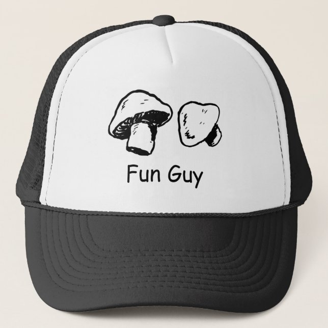 Casquette Type d'amusement, champignons (Devant)