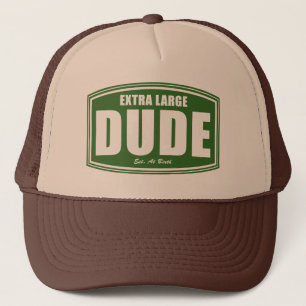Casquette Type d'extra large établi à la naissance