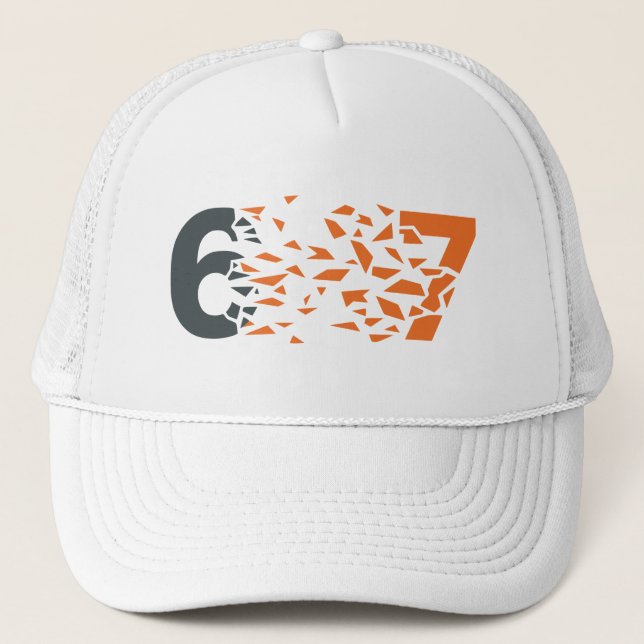 Casquette Typographie Abstraite 67 (Devant)