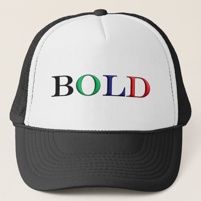 Casquette Typographie d'ambition en gras Lettres d'assertion (Devant)