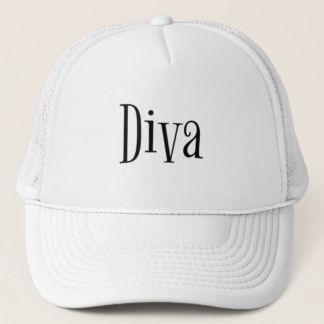 Casquette Typographie de Diva Whimsical (Devant)