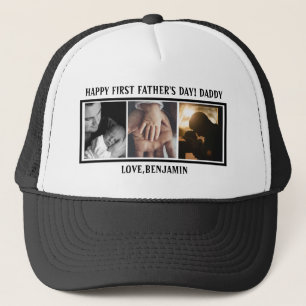 Casquette Typographie de la première fête des pères Photo pe