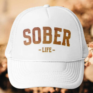 Casquette Typographie de la vie de Sober