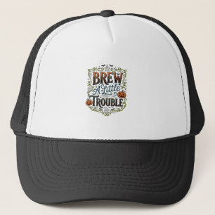 Casquette Typographie de sorcière d'Halloween Brasse Un Peu