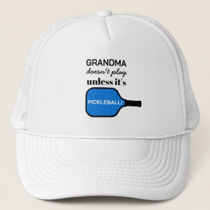 Casquette Typographie drôle de grand-mère joueuse de pickleb