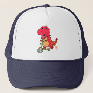 Casquette Tyrannosaurus rex T-rex Dinosaur équitation Un Sc