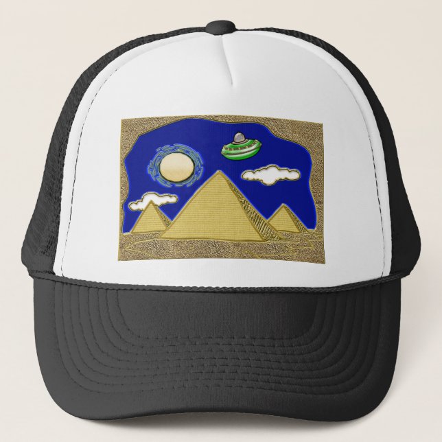 Casquette UFO au-dessus de l'Egypte (Devant)