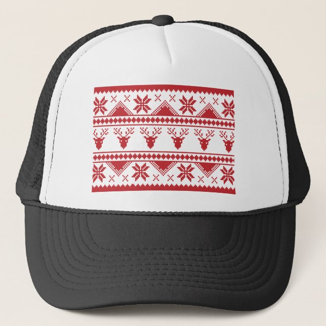 Casquette ugly christmas sweater (Devant)