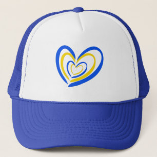 Casquette Ukraine bleue et jaune Inspirations Paix pas de gu
