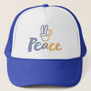 Casquette Ukrainien - Symbole de PAIX V-Sign Ukraine Anti-Gu