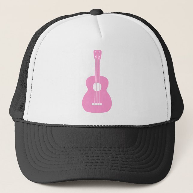Casquette Ukulele - Rose (Devant)