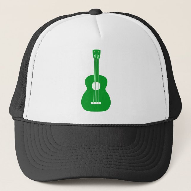 Casquette Ukulele - Vert herbe (Devant)