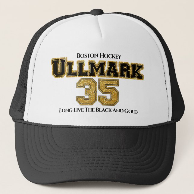 Casquette Ullmark de hockey de Boston 35 (Devant)